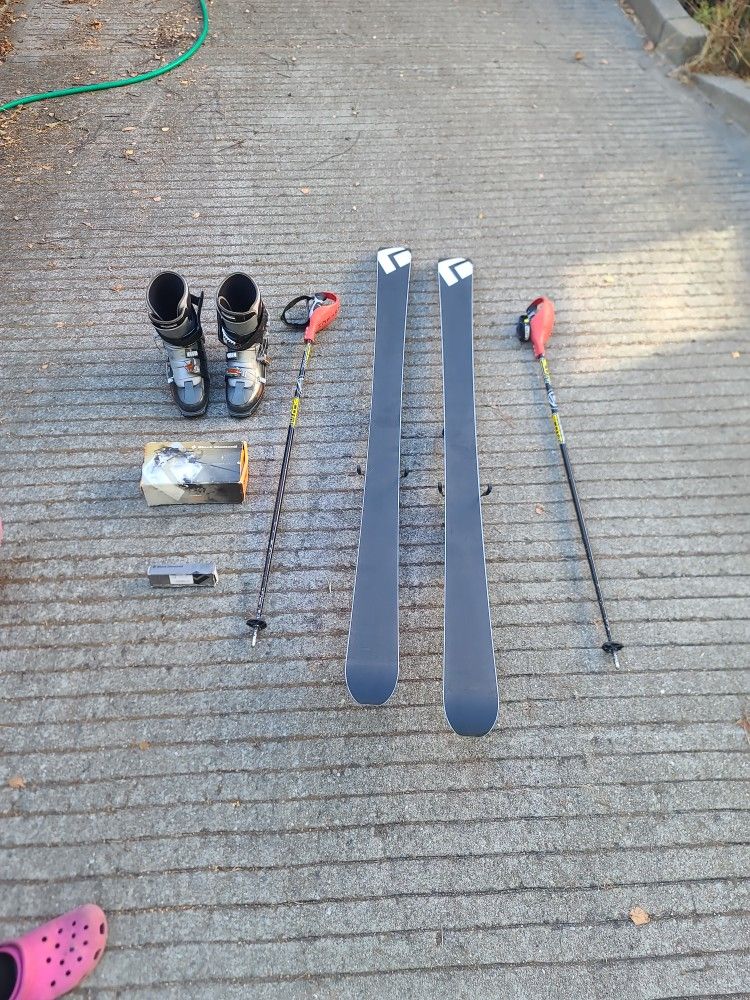 Backcountry Ski Package: Black Diamond Havoc Skis, Fritschi Bindings, Boots, Poles & Skins - Complete Setup!