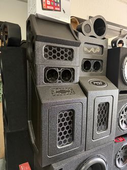 DS18 Center Console Ford GMC Chevy Same Day Install 5x7 6x8 4x6 6.5 8’ 10’ 12’ 2 4 channel ohms Slim Neo 4 6.5 LED Super Tweeter Warranty Garantia N