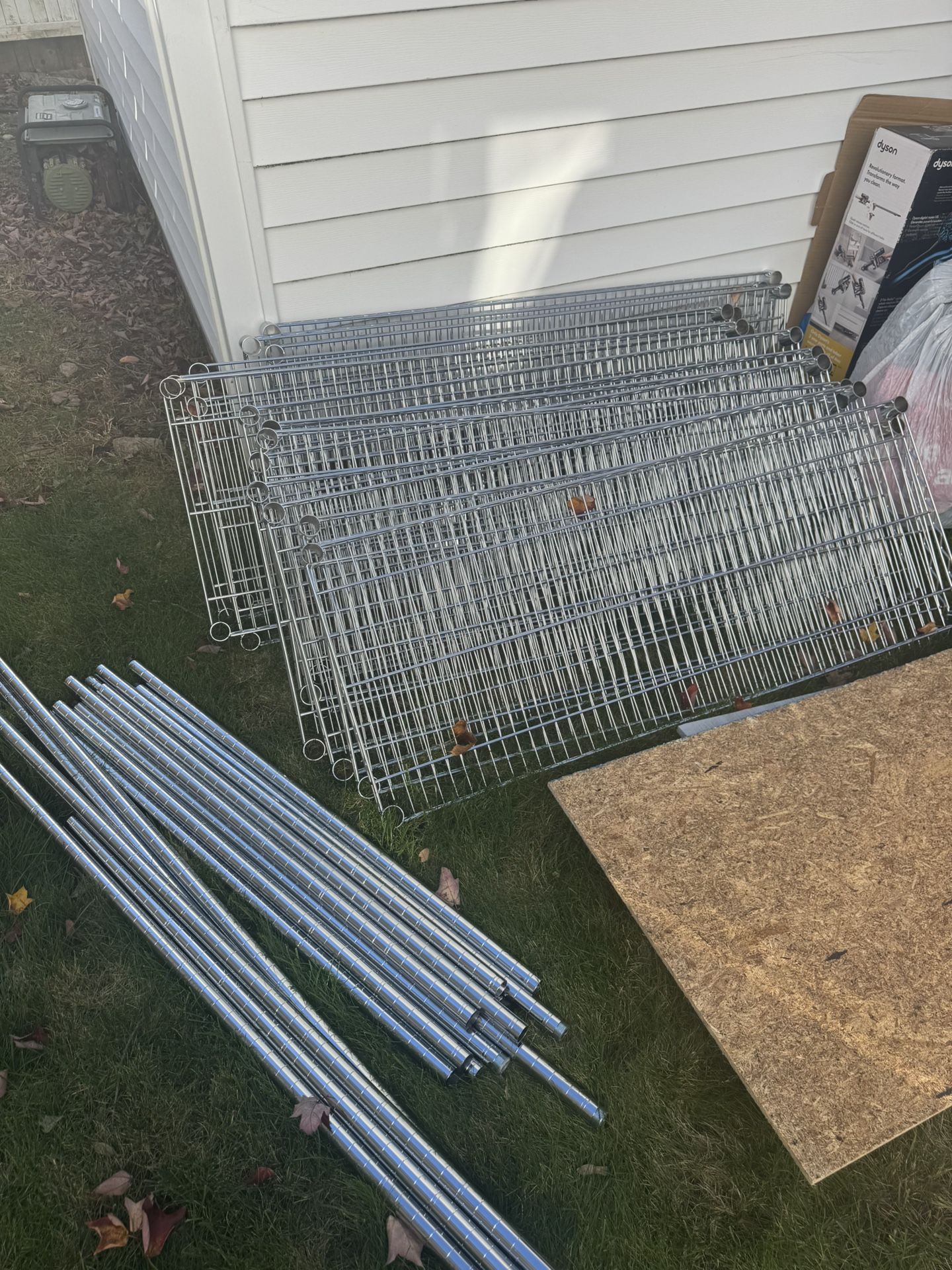 Chrome Wire Shelving Unit Storage