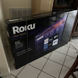 Roku Pro Series 55 - Inch 4K QLED Flatscreen TV