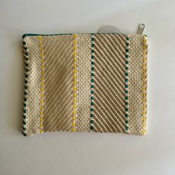 Tan Zippered Pouch