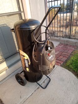 Campbell Hausfeld 26 gallon air compressor.