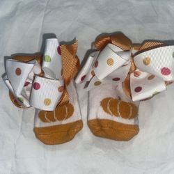 Baby Pumpkin Socks