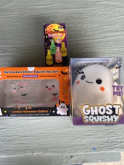 Lot of 3 Halloween squishies New
