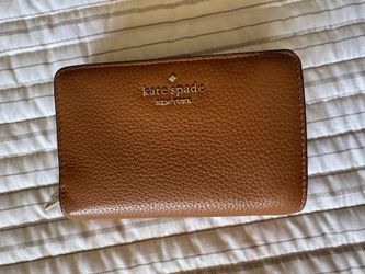 Tan leather wallet