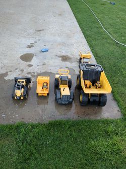 Toy Construction Vehicles Set of 6