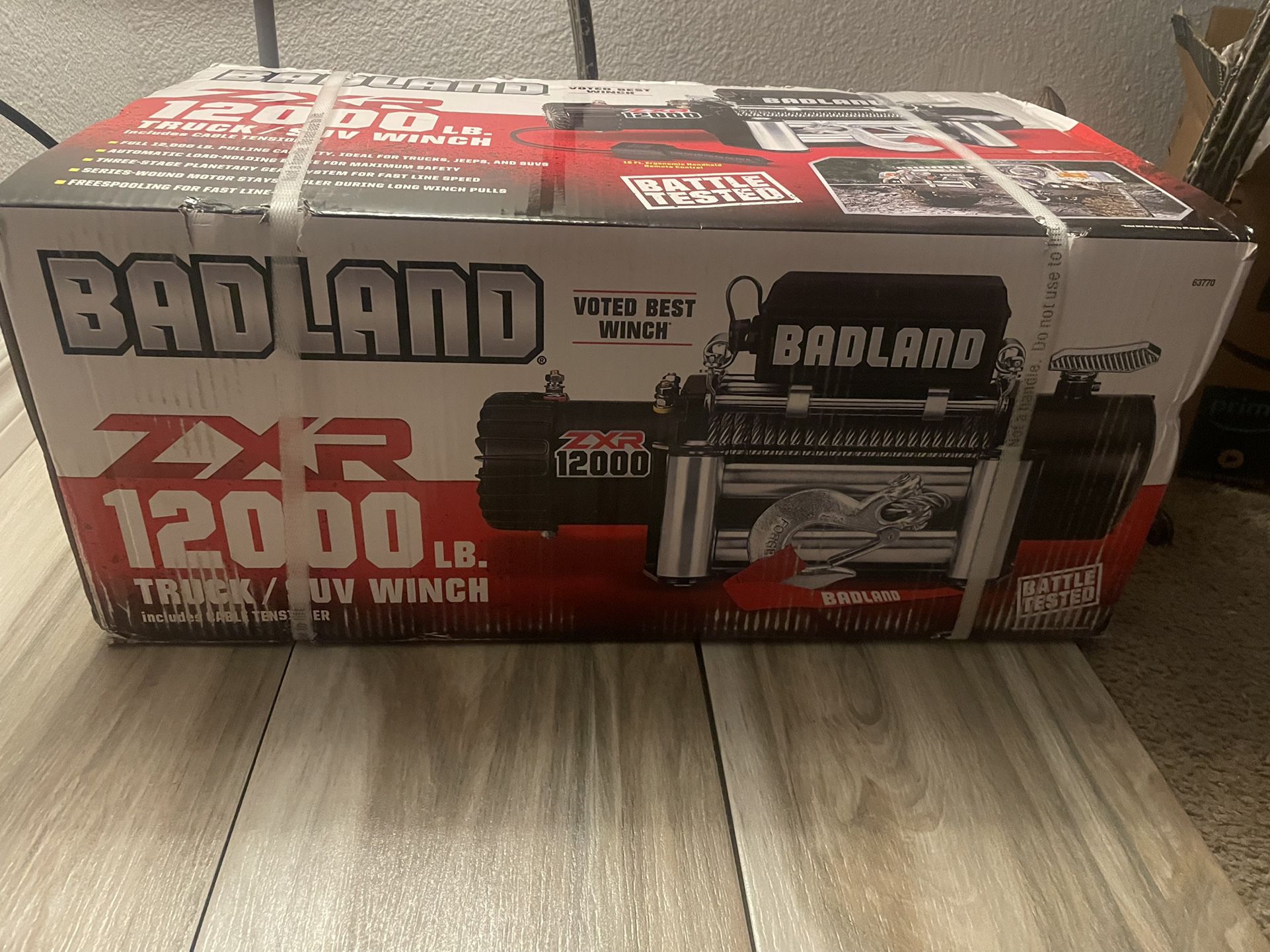Badland Zxr 12,000lb Truck/suv Winch Brand New Still In Box