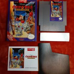 Nintendo NES Games- Disney's Chip 'N Dale Rescue Rangers (Complete In Box) 