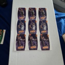 9 2001 Upper Deck MVP Cards 