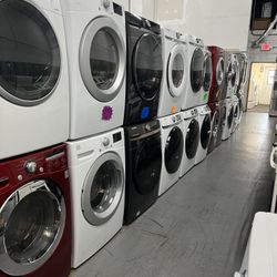 Front Load Set Washer And Dryer Electric In Excellent Condition Prices, Starting At $550