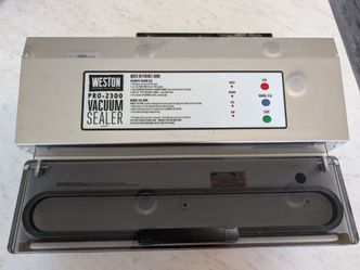 Weston Pro-2300 Commercial Grade Vacuum Sealer Machine for Food Preservation & Sous Vide