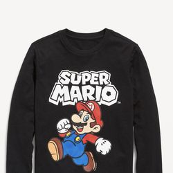 Cool Nintendo 🍄👾Super Mario™Long-sleeve 👾🍄Kids T-shirt