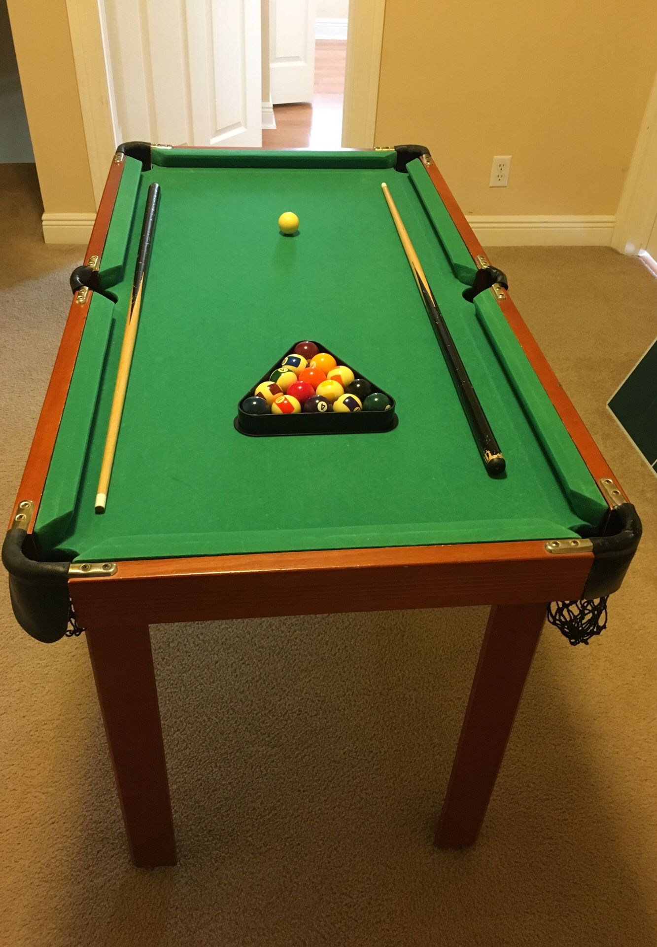 Brookstone Mini pool/ping pong/air hockey table