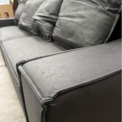86 inch Sofa Couch for Living Room ( Dark Grey)