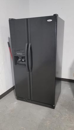 Whirlpool Side-by-Side Black Fridge
