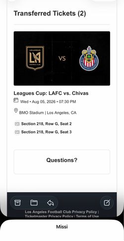 Chivas tickets