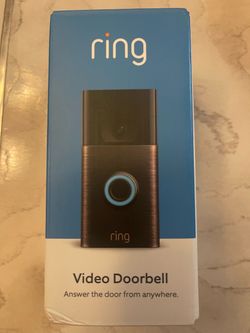 Ring video doorbell