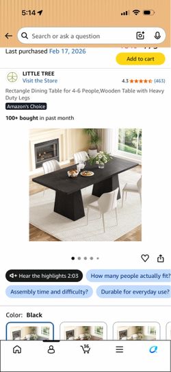 Dining table