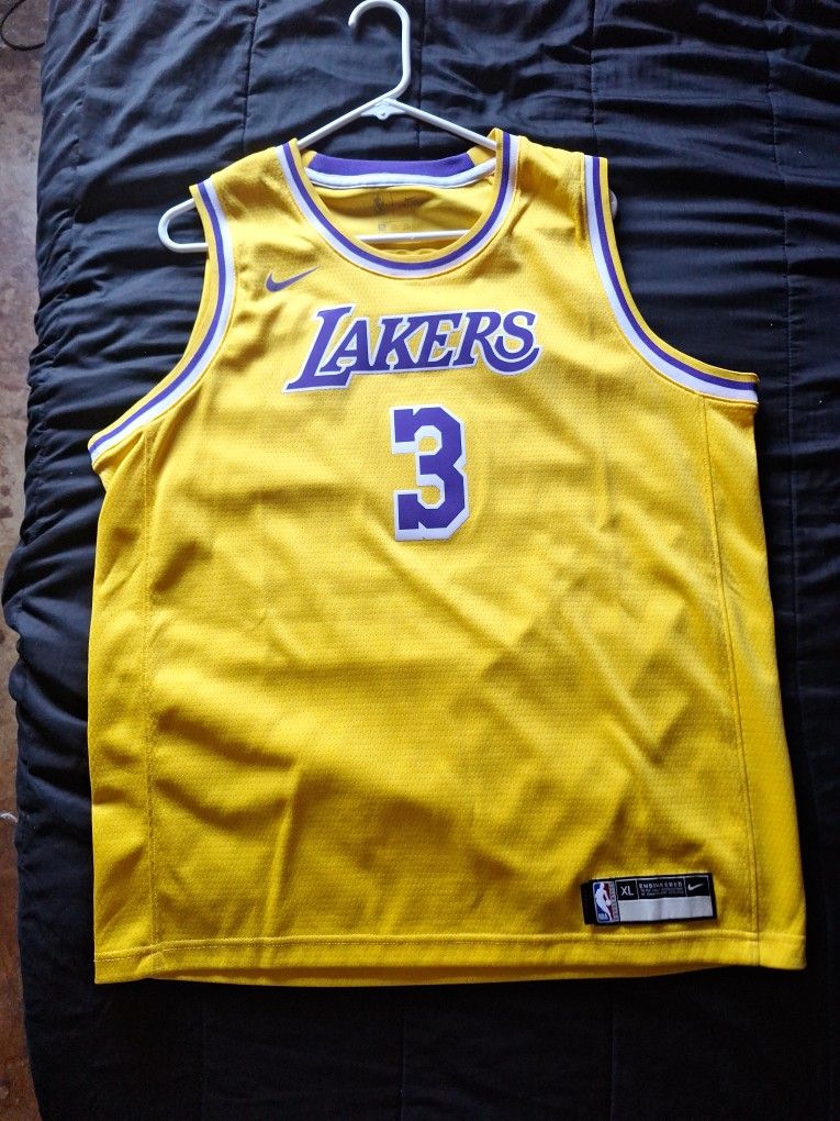 Anthony Davis Lakers Jersey Boys XL