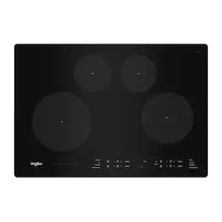 30” Whirlpool Black Glass Induction Cooktop