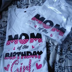 Minnie Mouse Birthday T-shirts, Snack Boxes, Gift Bags & Napkins, *** Take All For $30***
