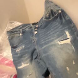 purple jeans size 40 $55