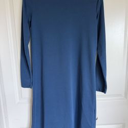 Women’s Blue Long Sleeve Dress
