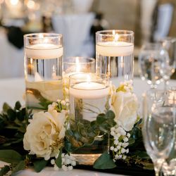 Floating Candle Vases & Collection Jar 