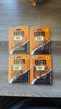 4 packs of Catfish hooks