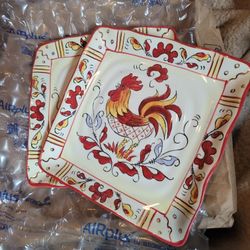 Red Rooster Serving Plate Replacements