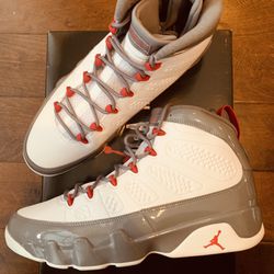 Nike Air Rare Jordan Retro 9 NEW Men 11.5 Cool Grey