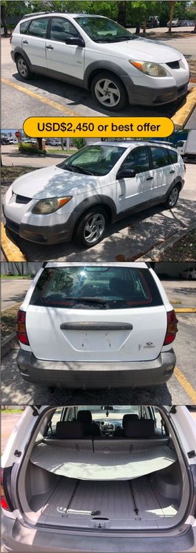 2003 Pontiac vibe runs like new cold ac 140k Miles