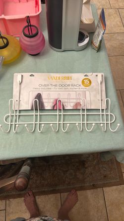 Vanderbilt 15-Hook Over-The-Door Rack