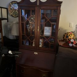 Antique  Jasper Cabinet Mint Condition 