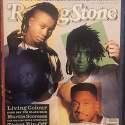 Rolling Stone Magazine November 1,1990-Living Colour Cover-Ads-Photos-Stories GC