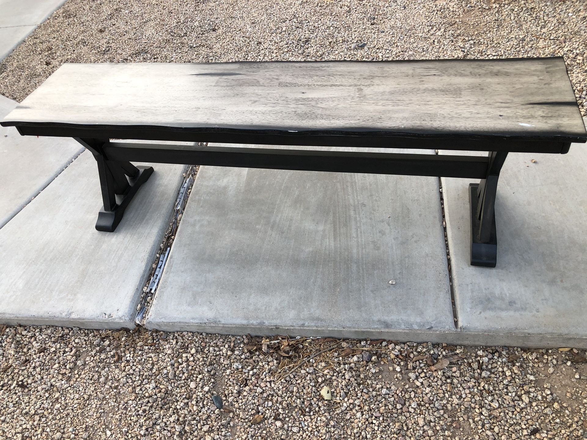 2 RUSTIC WOOD BENCH ($100 each obo)