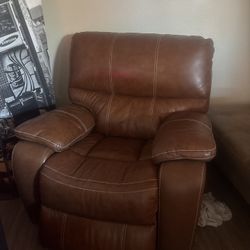 Leather Recliner 