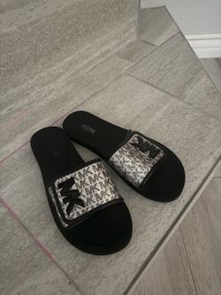 Michael Kors MK Logo Slide Sandals