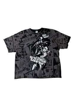 DC Comics The Dark Knight Men's Batman & Joker Graphic T-Shirt Black Size 2XL
