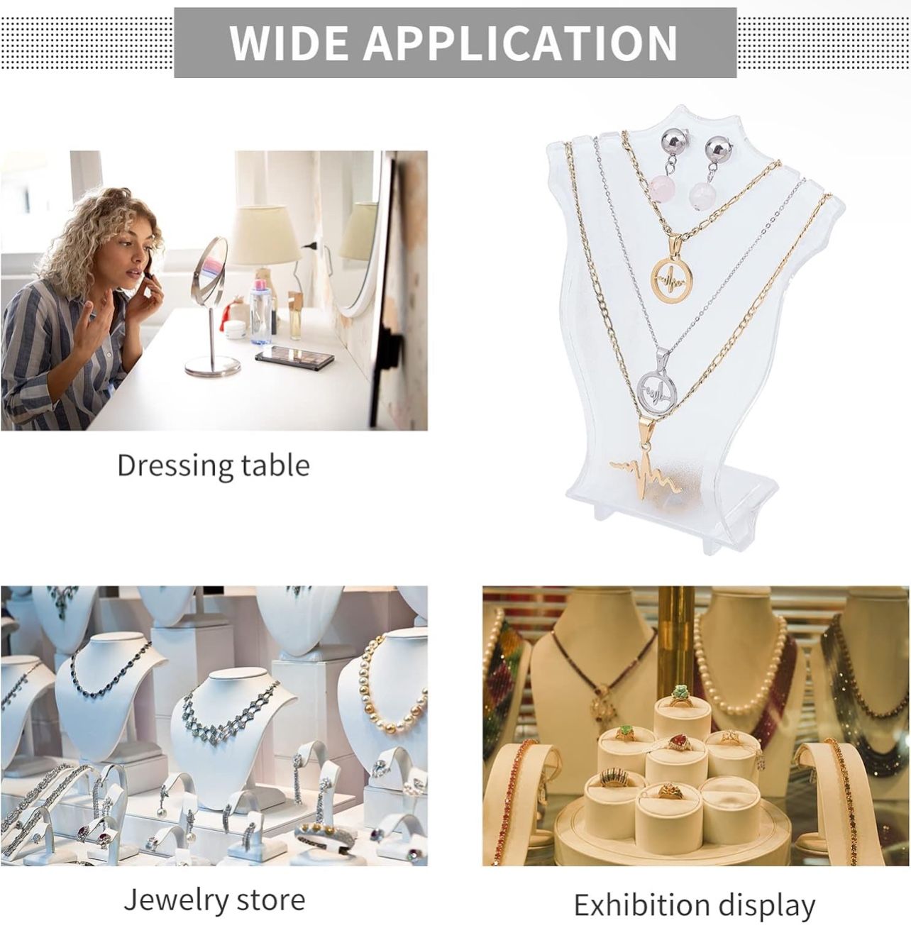 Jewelry Necklace Display