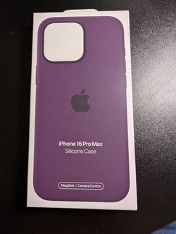 Apple silicone case for iPhone 16 Pro Max