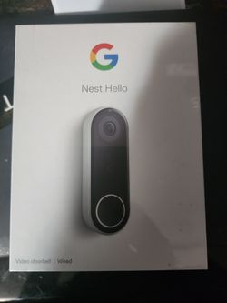 Google Nest Hello Smart Wi-Fi Video Doorbell 