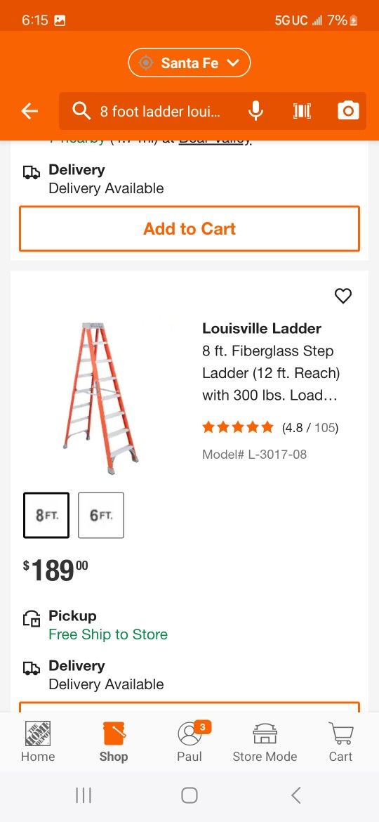 8' Ladder