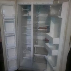 great working Kenmore double door refrigerator delivery available!