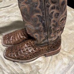 Crocodile Print Boots