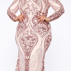 Sequin Maxi Dress ! Size 3X