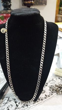 Men's chain sterling silver