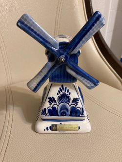 Porcelain Windmill Vintage Delft