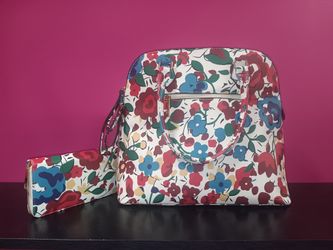 Flower Design Handbag Set 
