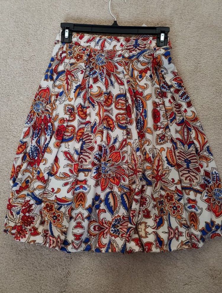 Lularoe Madison unicorn print short skirt - XS, Brand New